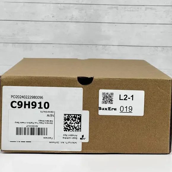 Peep Toe Platform Heels Beige Suede Women’s Size 7.5 - Picture 4 of 4